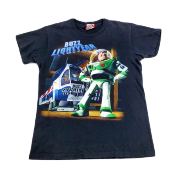Vintage 90s Toy Story Pixar Buzz Lightyear Movie Promo Disney T Shirt Made n USA